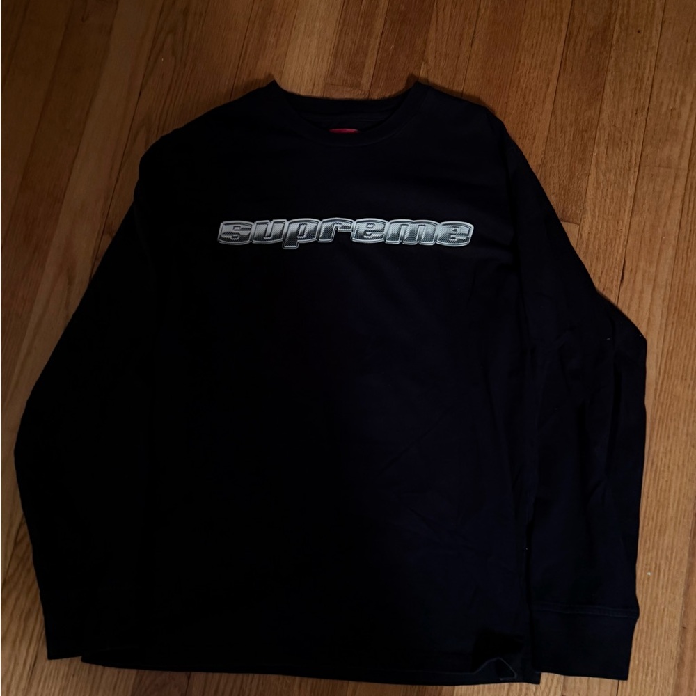 Supreme Black Long Sleeve Shirt